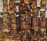 Egon Schiele Canvas Paintings - Woodland Prayer